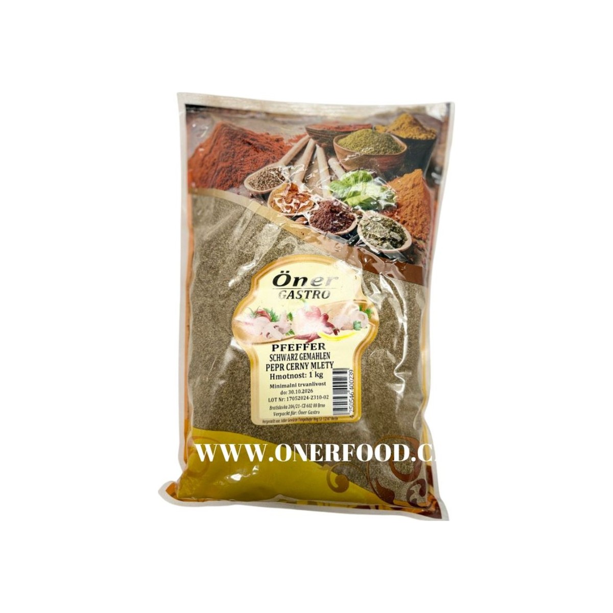 Pepř černý mletý 1 kg