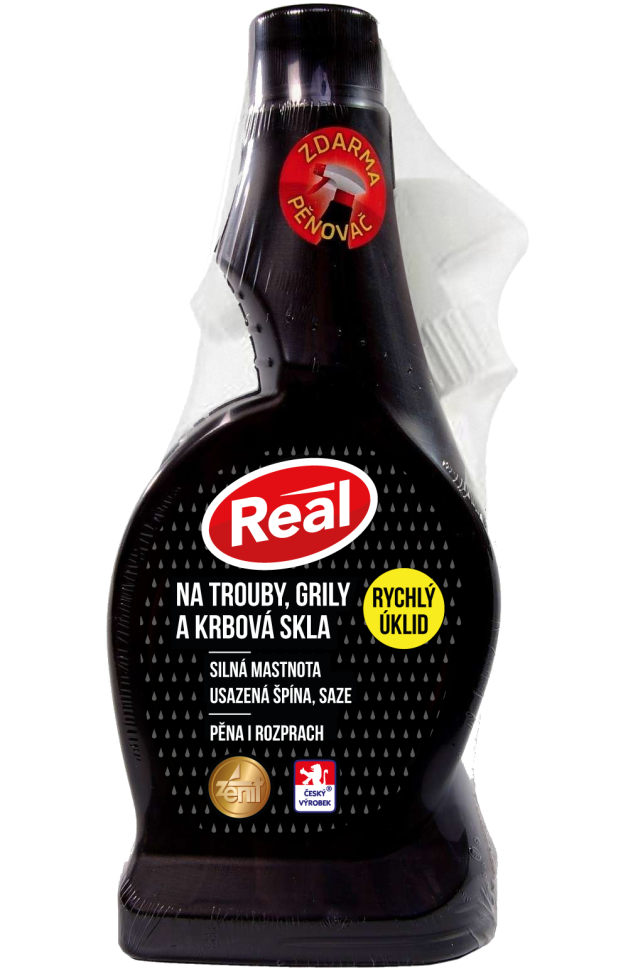 REAL ČISTIČ NA TROUBY A GRILY 550 G