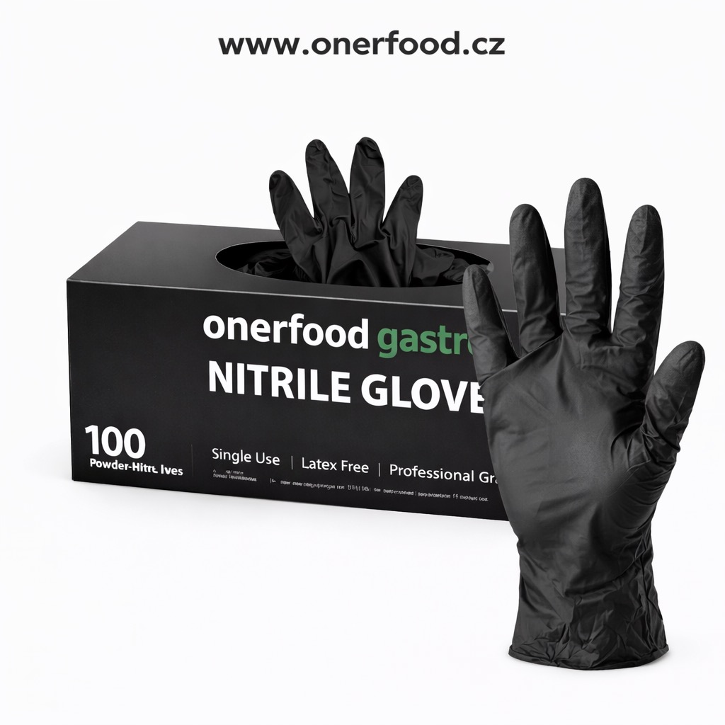 NITRILOVÉ RUKAVICE BEZ PUDRU L 100 KS