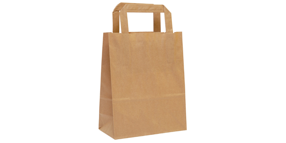 KRAFTOVÁ PAPÍROVÁ TAŠKA TAKE AWAY 28X17X29cm 250ks.