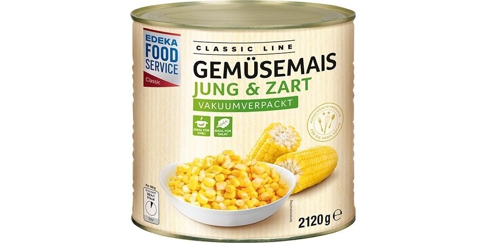 Kukuřice cukrová konzerva 2120 gr