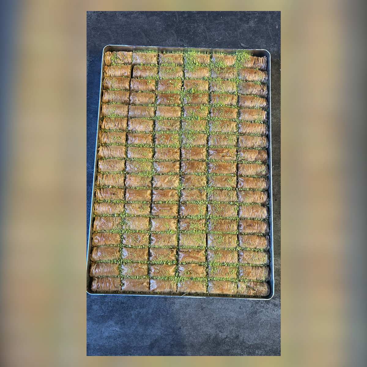 Burma baklava s pistáciemi turecká