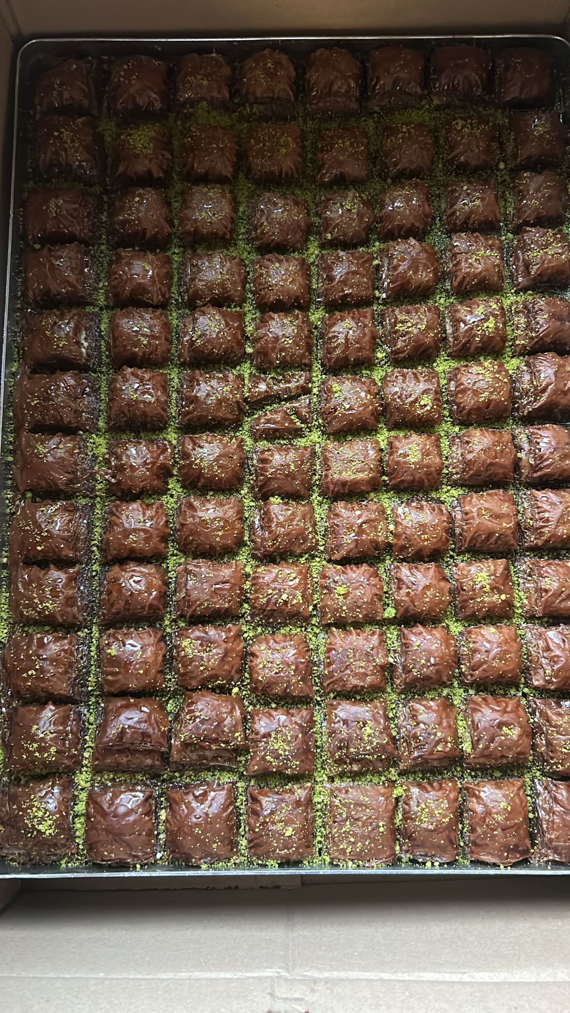 Čokoládová baklava (Çikolatalı baklava)