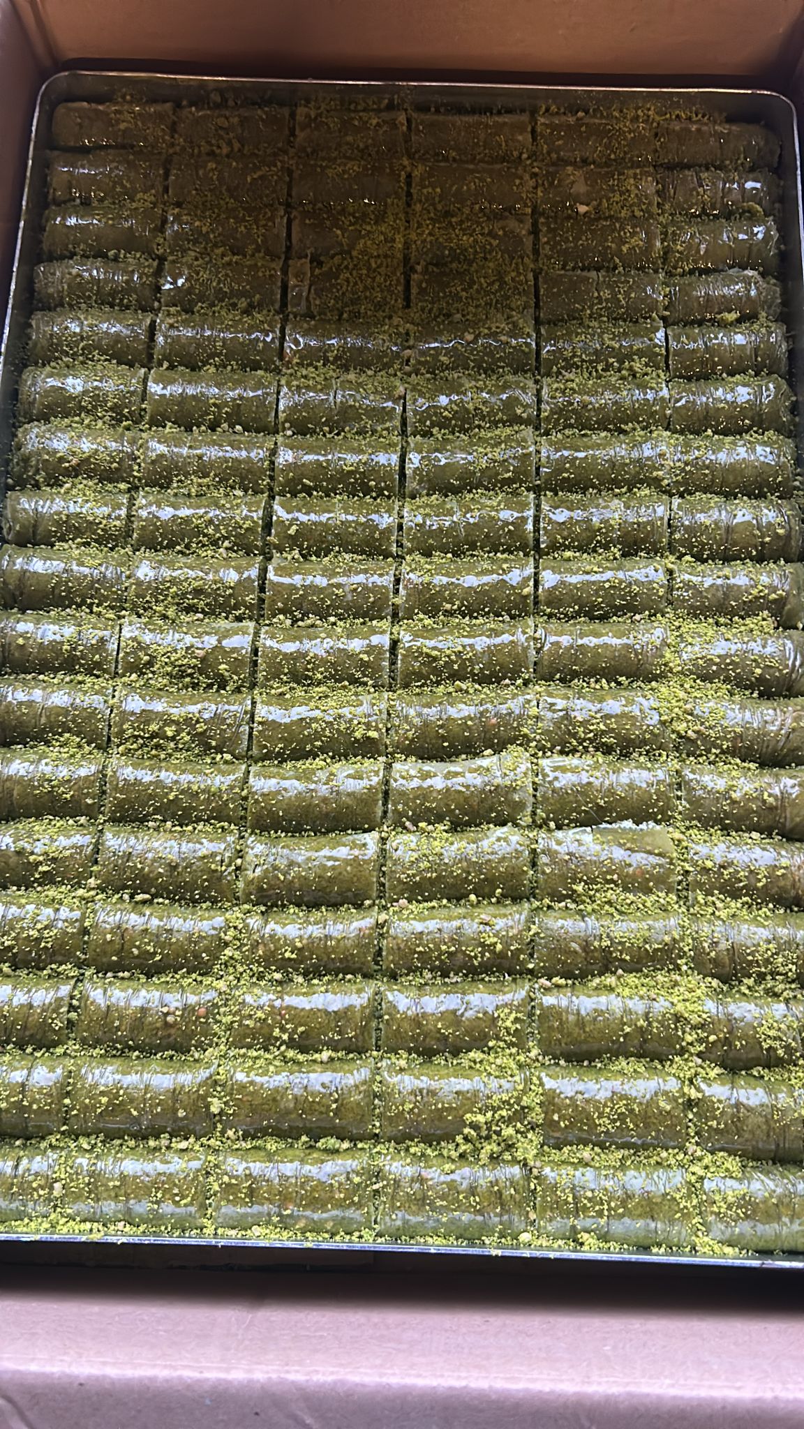 Pistáciové závitky(Fistik Sarma)