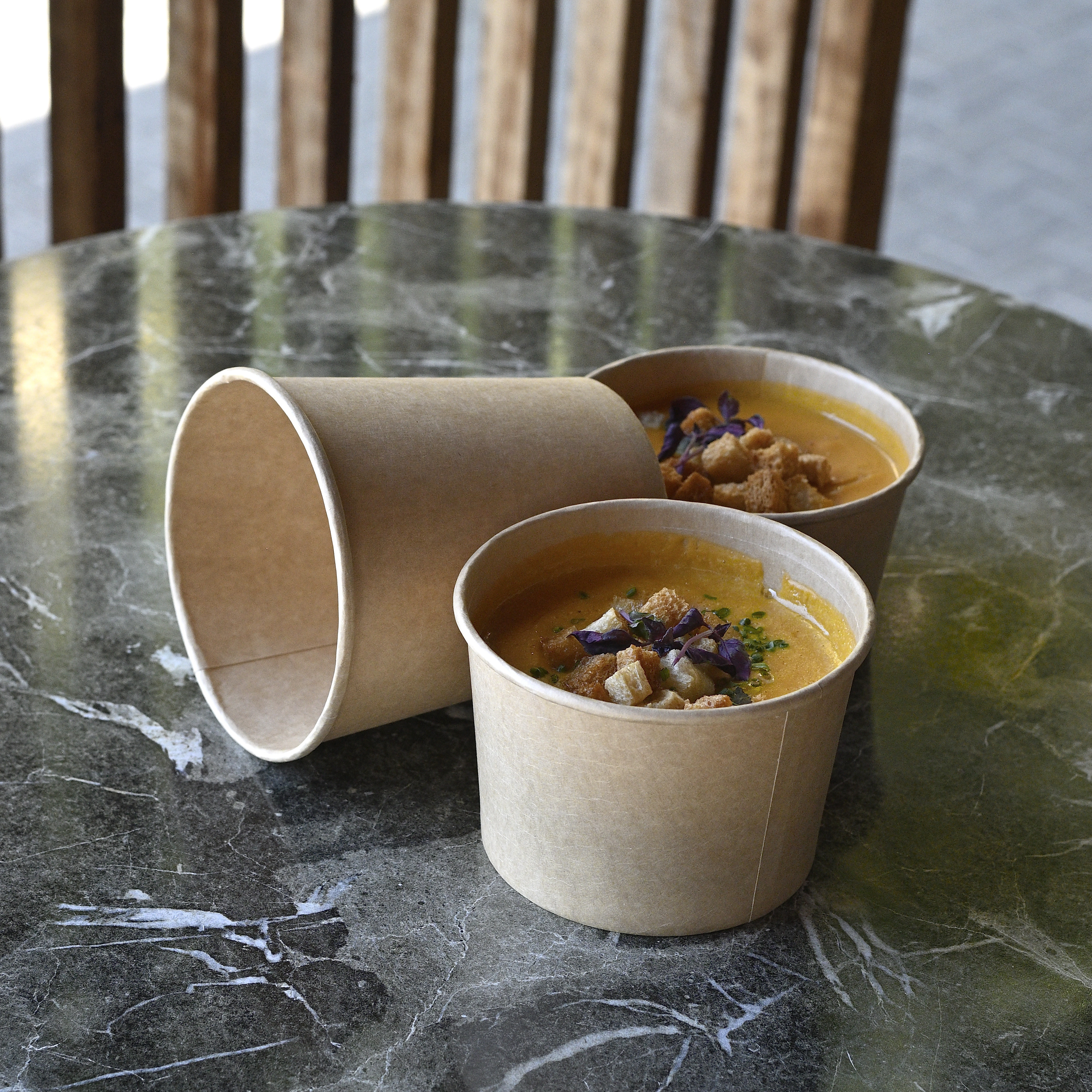 KRAFTOVÁ POLÉVKOVÁ MISKA 16 OZ – 50 KS (FSC MIX)